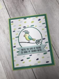 Bird on Branch Card