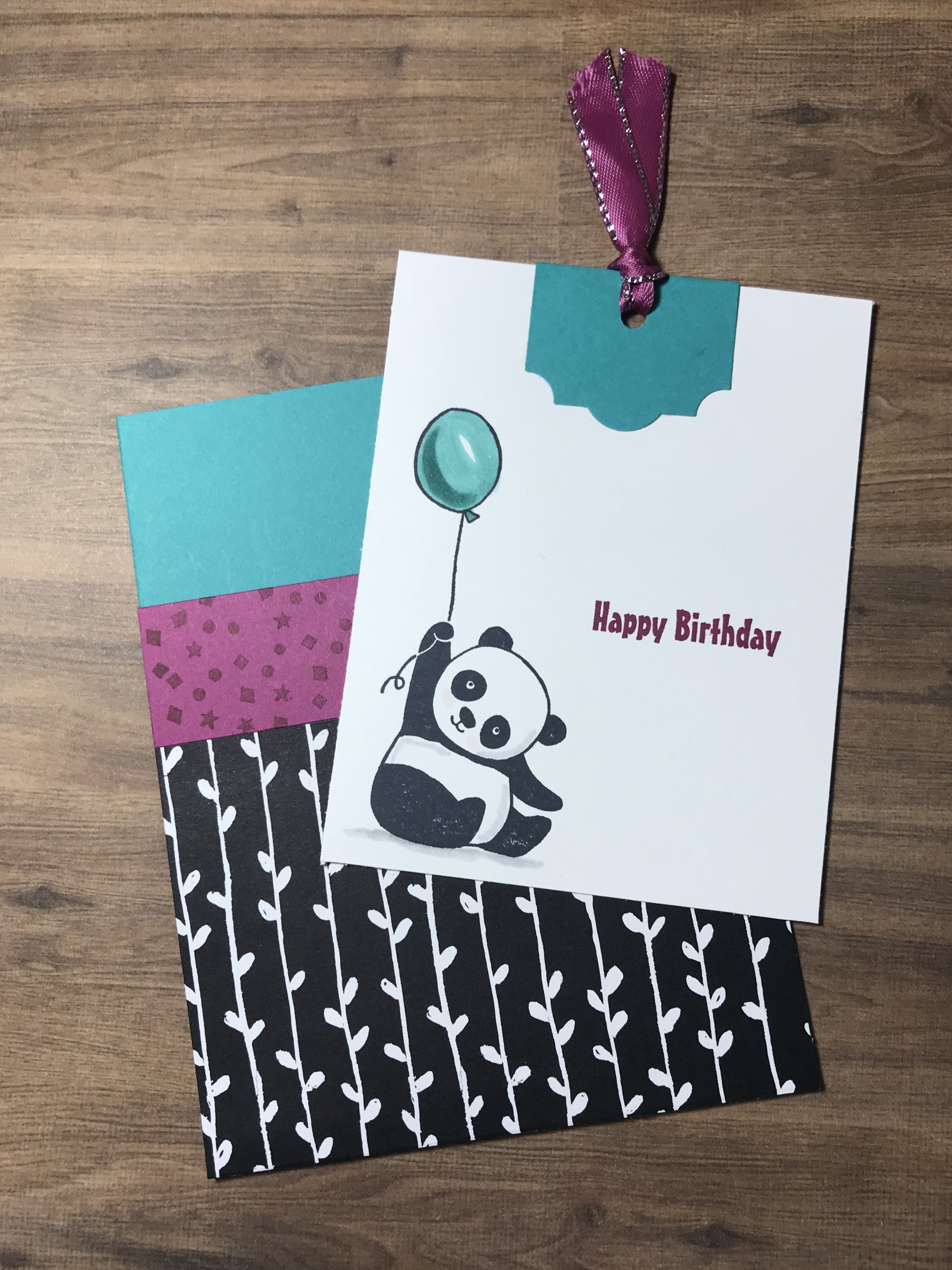 Party Panda Unconventional B-Day Card