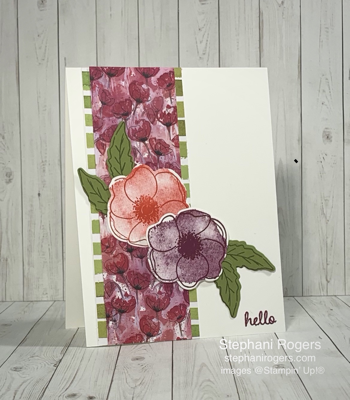 Simple Card to Say Hello