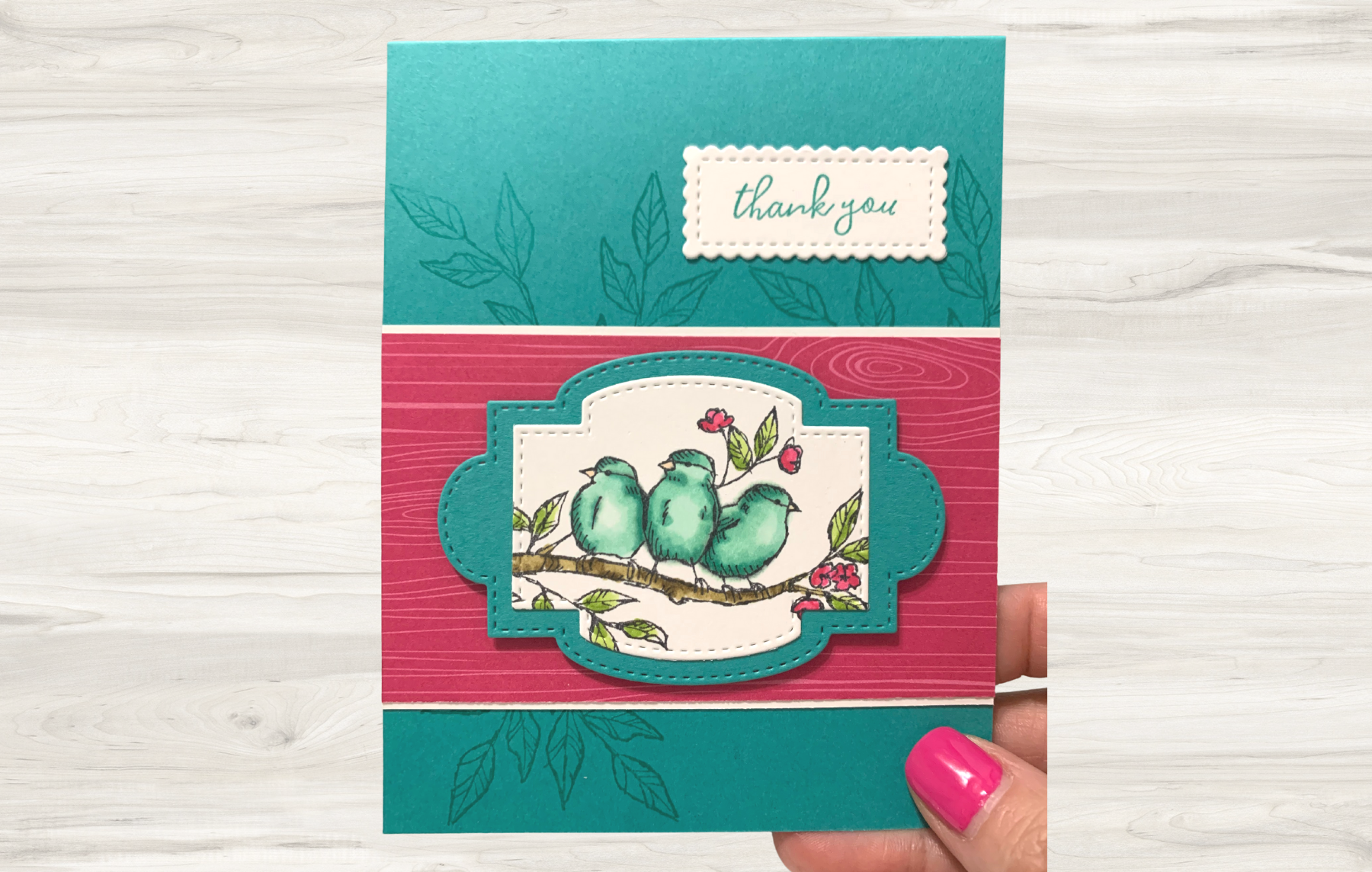 Thank You Customer Card-Alcohol Markers