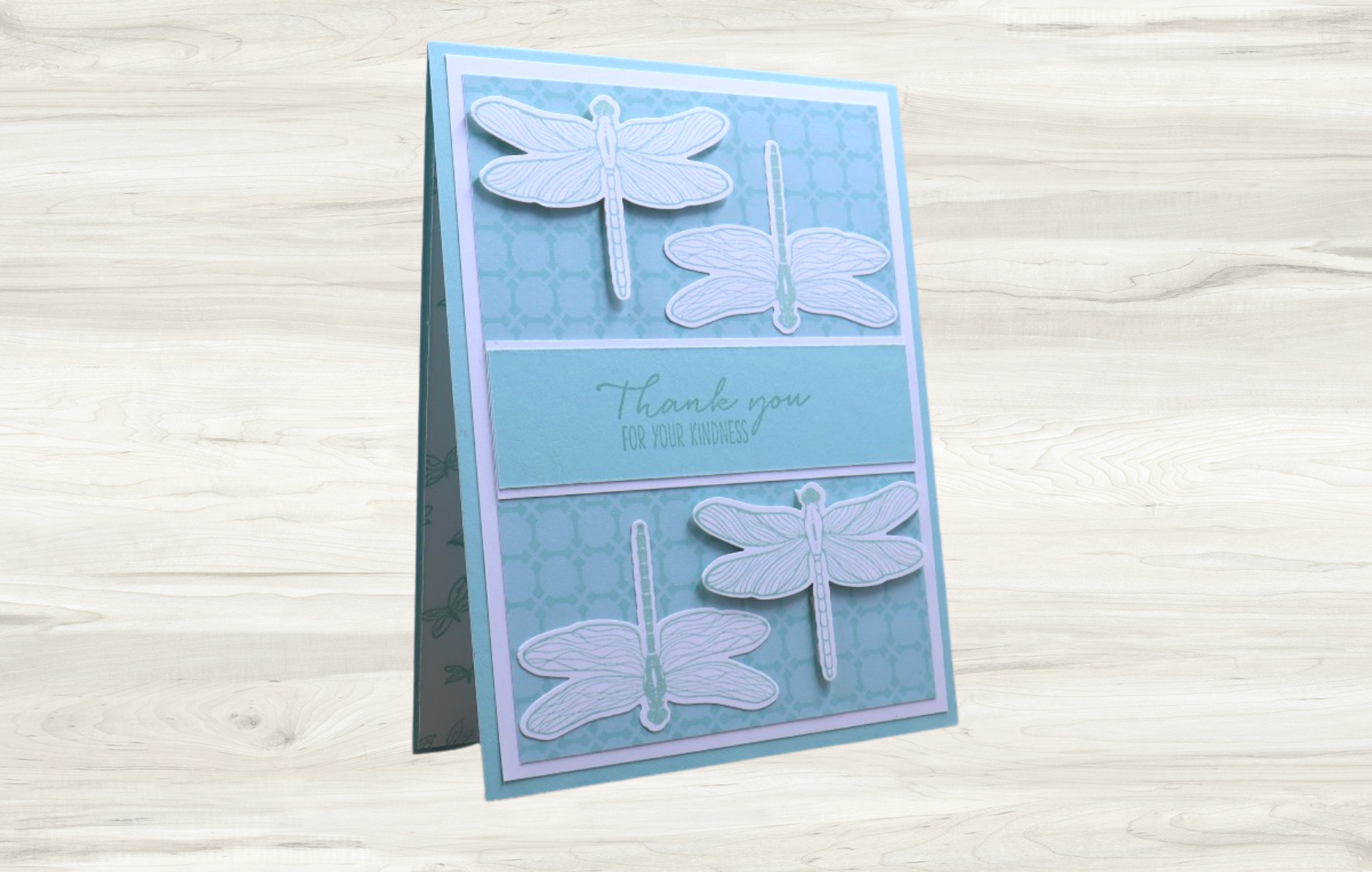 Monochromatic Thank You Card